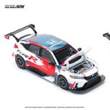  Mô hình xe Honda Civic Type-R (Fl5) Tcr Presentation tỉ lệ 1:64 Poprace PR640153 