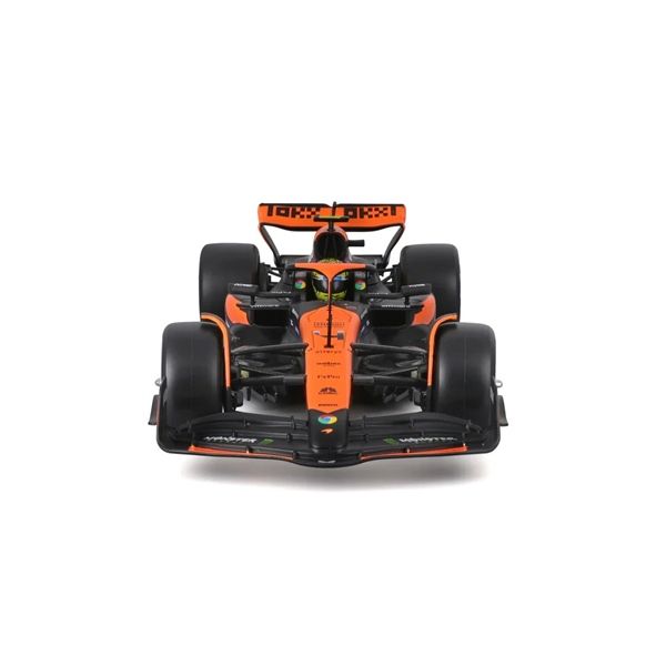  Mô hình xe đua McLaren F1 MCL38 2024 hộp mica có figure tỉ lệ 1:24 Bburago OT24089A 