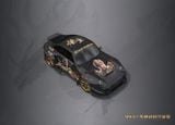  Mô hình xe Porsche 993 RWB Rauh Welt custom Black myth wukong limited 999pcs tỉ lệ 1:64 DCM model OT64545 
