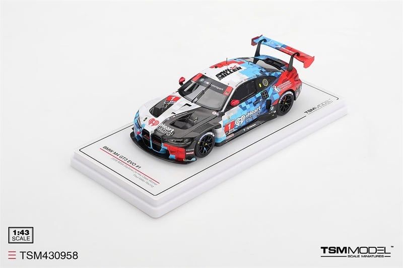  Mô hình xe BMW M4 GT3 EVO #1 Paul Miller Racing 2026 IMSA Daytona 24 Hrs Class Winner tỉ lệ 1:43 TSM Model TSM430958 