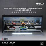  Hộp trưng bày container mô phỏng Underground Parking Garage Scene tỉ lệ 1:64 MoreArt MBOX MB400226 