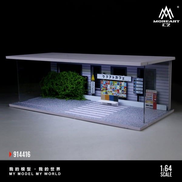  Hộp trưng bày mô phỏng diroram đường xe chạy - Social Media Influencer Spot Lighting Assembly Scene tỉ lệ 1:64 M-Cool MO914416 