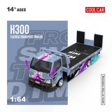  Mô hình xe H300 Flatbed Transport Trailer From Sim to DTM tỉ lệ 1:64 Cool Car CC647235 