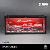  Hộp trưng bày container mô phỏng bãi đỗ xe parking lot Coca Cola 30x12.5x13cm tỉ lệ 1:64 MoreArt MB400301 