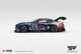  Mô hình xe Ford Mustang GT3 #65 Ford Multimatic Motorsports 2025 IMSA Daytona 24 Hrs Winner bản card tỉ lệ 1:64 MiniGT MGT01240 - NO CHASE 