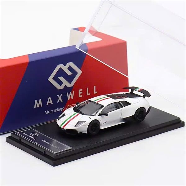  Mô hình xe Lamborghini Murciélago LP 670-4 SuperVeloce tỉ lệ 1:64 Maxwell OT64673 