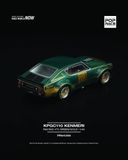  Mô hình xe KPGC110 Kenmeri Racing #73 Green/Gold tỉ lệ 1:64 PopRace PR640366 