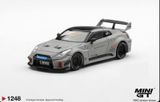  Mô hình xe NISSAN LB-Silhouette WORKS GT 35GT-RR Ver.1 Matt Grey tỉ lệ 1:64 MiniGT MGT01248 