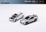  Mô hình xe Mazda RX-7 FD3S A Spec mở được nắp capo tỉ lệ 1:64 Focal Horizon OT64607 