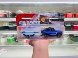  Mô hình xe kéo trailer Ford Bronco blue chở thuyền SUP card tỉ lệ 1:64 Majorette 8503002001 