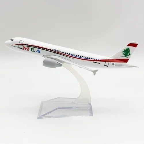  Mô hình máy bay Lebanon Middle East Airlines ( MEA ) Airbus A320 16cm MB16220 
