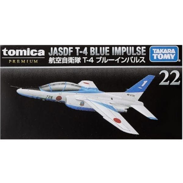  Mô hình máy bay JASDF T4 Blue Impulse No.22 tỉ lệ 1:64 Tomica Premium 887393 