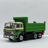  Mô hình xe Hino Eagle Dump Truck White and Green Floral Pattern Alloy Car Model tỉ lệ 1:64 OT64778 