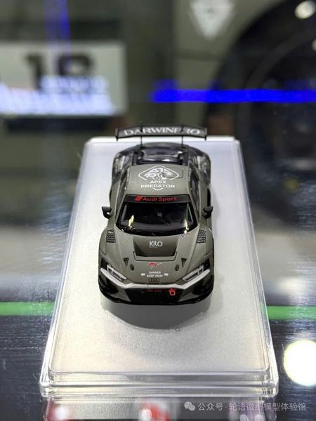  Mô hình xe Audi R8 LMS GT3 EVO II Darwin pro Apex predator tỉ lệ 1:64 Kilo Works OT64837 