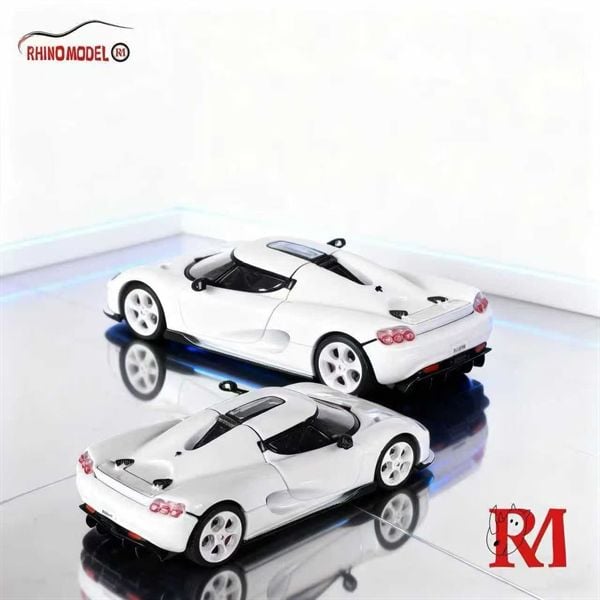  Mô hình xe Koenigsegg CC850 mở được mui và nắp máy sau tỉ lệ 1:64 Rhino model RM OT64393 