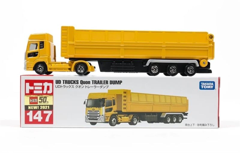  Mô hình xe UD Trucks Quon Trailer Dump tỉ lệ 1:64 Tomica 175667 