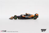  Mô hình xe McLaren MCL38 #81 Oscar Piastri 2024 F1 2024 Hungarian GP Winner bản card tỉ lệ 1:64 MiniGT MGT01146 NO CHASE CAR 