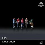  Mô hình nhân vật figure set 5 người Grand Theft Auto game GTA tỉ lệ 1:64 MoreArt MO223074 