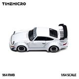  Mô hình xe Porsche RWB 964 white tỉ lệ 1:64 Time micro TM648502 