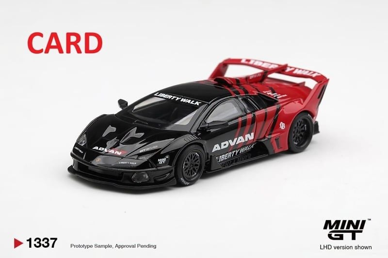  Mô hình xe Lamborghini LB-Silhouette WORKS MURCIELAGO GT Evo Advan bản card tỉ lệ 1:64 MGT01337 