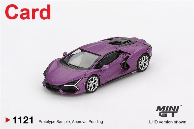  Mô hình xe Lamborghini Revuelto Viola 30th Matte tỉ lệ 1:64 MiniGT MGT01121-BL- HaveChase 