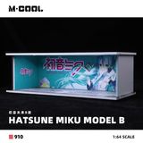  Hộp trưng bày mô phỏng garage/showrrom Hatsune Miku B có đèn led tỉ lệ 1:64 M · COOL MC914910 