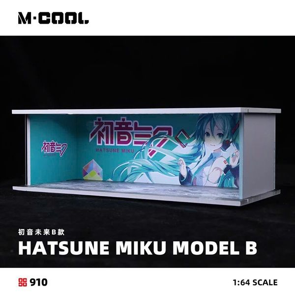  Hộp trưng bày mô phỏng garage/showrrom Hatsune Miku B có đèn led tỉ lệ 1:64 M · COOL MC914910 