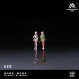  Mô hình nhân vật set sweet cute girl best friend doll resin tỉ lệ 1:64 MoreArt MO223078 