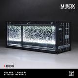  Hộp trưng bày container garage có đèn sao storage scence 30cm x 12.5cm x 13cm cho xe mô hình tỉ lệ 1:64 MoreArt Box MBOX MB400307 