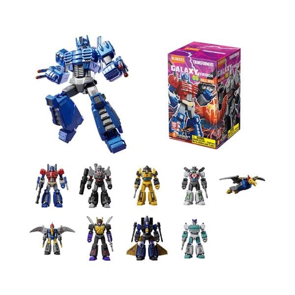  Blindbox Set 9 mô hình lắp ráp serries Transformers Galaxy Version 06 PARALLEL UNIVERSE Blokees ET25 71106 