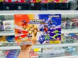  Set 12 mô hình lắp ráp serries Transformers Defender Version 02 The Overthrow ET29 Blokees 71302-set 