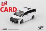  Mô hình xe Toyota Vellfire 40 KUHL White bản card tỉ lệ 1:64 MiniGT MGT01180 