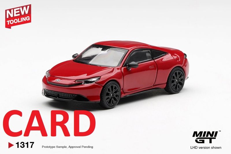  Mô hình xe Honda Prelude Rallye Red bản card tỉ lệ 1:64 MiniGT MGT01317 
