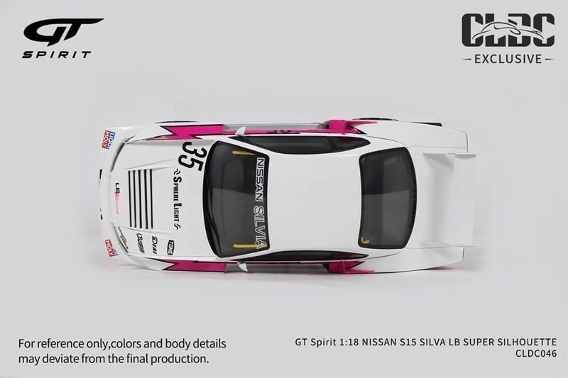  Mô hình xe Nissan Silvia LB Super SILHOUETTE resin limited edition 504pcs tỉ lệ 1:18 GT SpiritCLDC046 