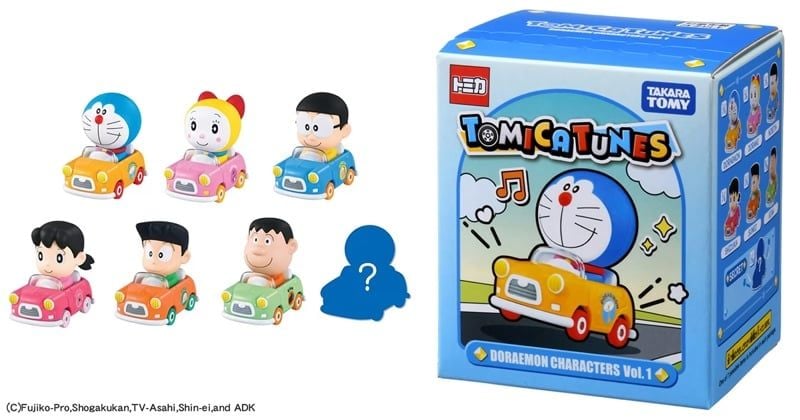  Mô hình xe set Tomica Tunes Doraemon Characters ( 7 Cars) 980810 