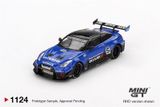  Mô hình xe LB-Silhouette WORKS GT NISSAN 35GT-RR Ver.2 Blue tỉ lệ 1:64 MiniGT MGT01124-CH 