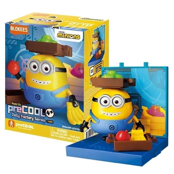  Mô hình Blokees Model Kits-preCOOL-Minions-02 Otto the Fruit Handler 74836 