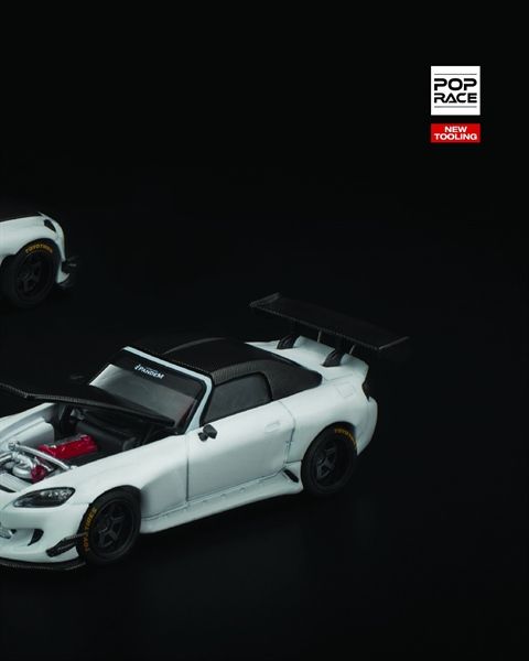  Mô hình xe Pandam S2000 Softtop White tỉ lệ 1:64 PopRace PR640389 