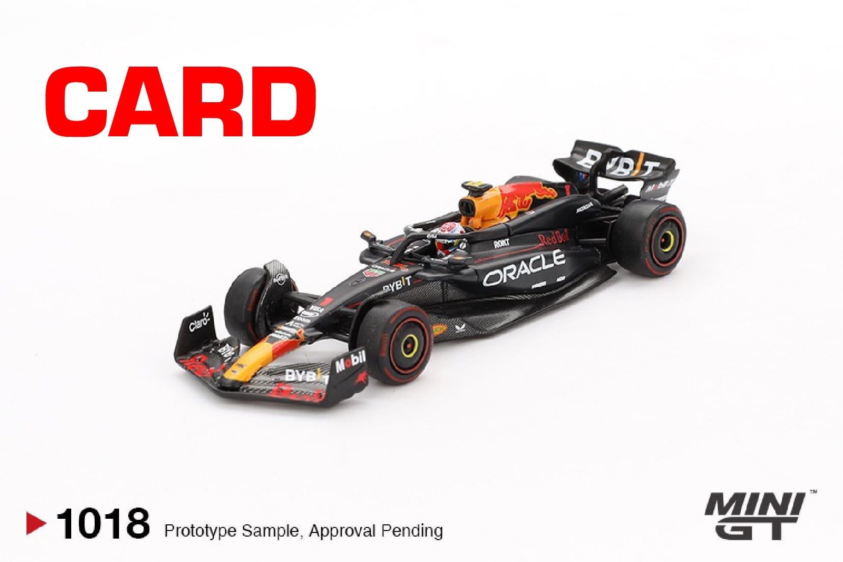  Mô hình xe Oracle Red Bull Racing RB20 #1 Max Verstappen 2024 F1 2024 Bahrain GP Winner tỉ lệ 1:64 MiniGT MGT01018 Card 