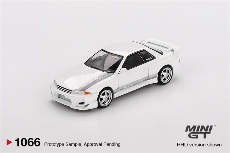  [Hàng Loose] Mô hình xe Nissan Skyline GT-R (R32) VeilSide Combat C-I White tỉ lệ 1:64 MiniGT MGT01066 