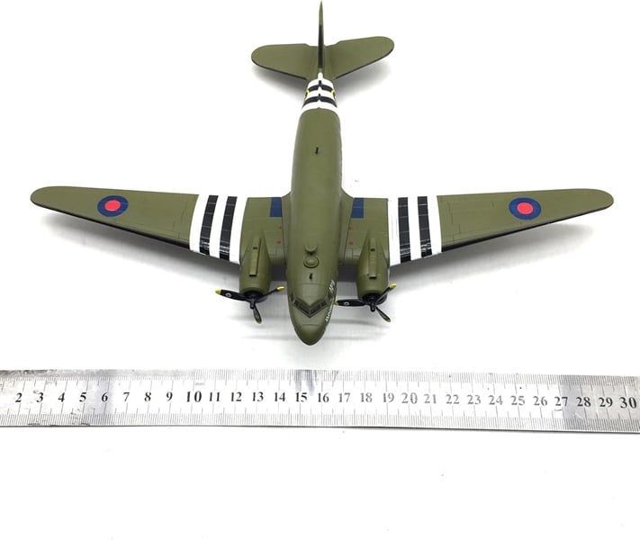  Máy bay quân sự WWII C-47 Transport (UK) tỉ lệ 1:200 Ns Model MBQS066 