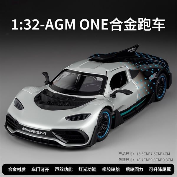 Mô hình xe Mercedes AMG One full open - có đèn nhạc tỉ lệ 1:32 Alloy Model P25002 