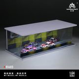 Hộp trưng bày mô phỏng đường đua hiệu ứng đang chạy kích thước 30x13.3x10cm tỉ lệ 1:64 MoreArt MO914413 