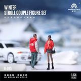  Set mô hình nhân vật figure “Winter Stroll” Couple Figure Set tỉ lệ 1:64 More Art MO223095 
