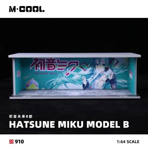  Hộp trưng bày mô phỏng garage/showrrom Hatsune Miku B có đèn led tỉ lệ 1:64 M · COOL MC914910 