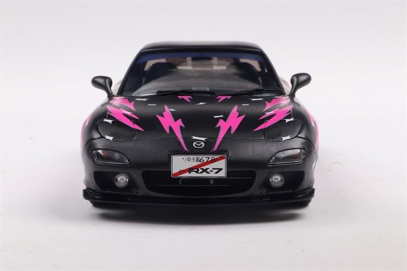  Mô hình xe ô tô Mazda RX7 (FD3) RS Solido Works Itasha Club 1999 pink / black tỉ lệ 1:18 Solido model S1810605 