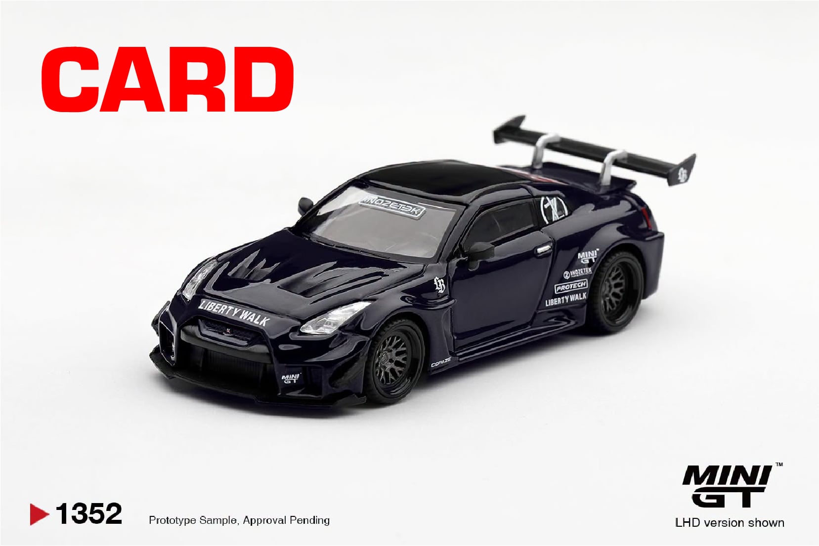  Mô hình xe Nissan LB-Silhouette WORKS GT NISSAN 35GT-RR Ver.2 INOZETEK Edition tỉ lệ 1:64 MiniGT bản Card MGT01352 