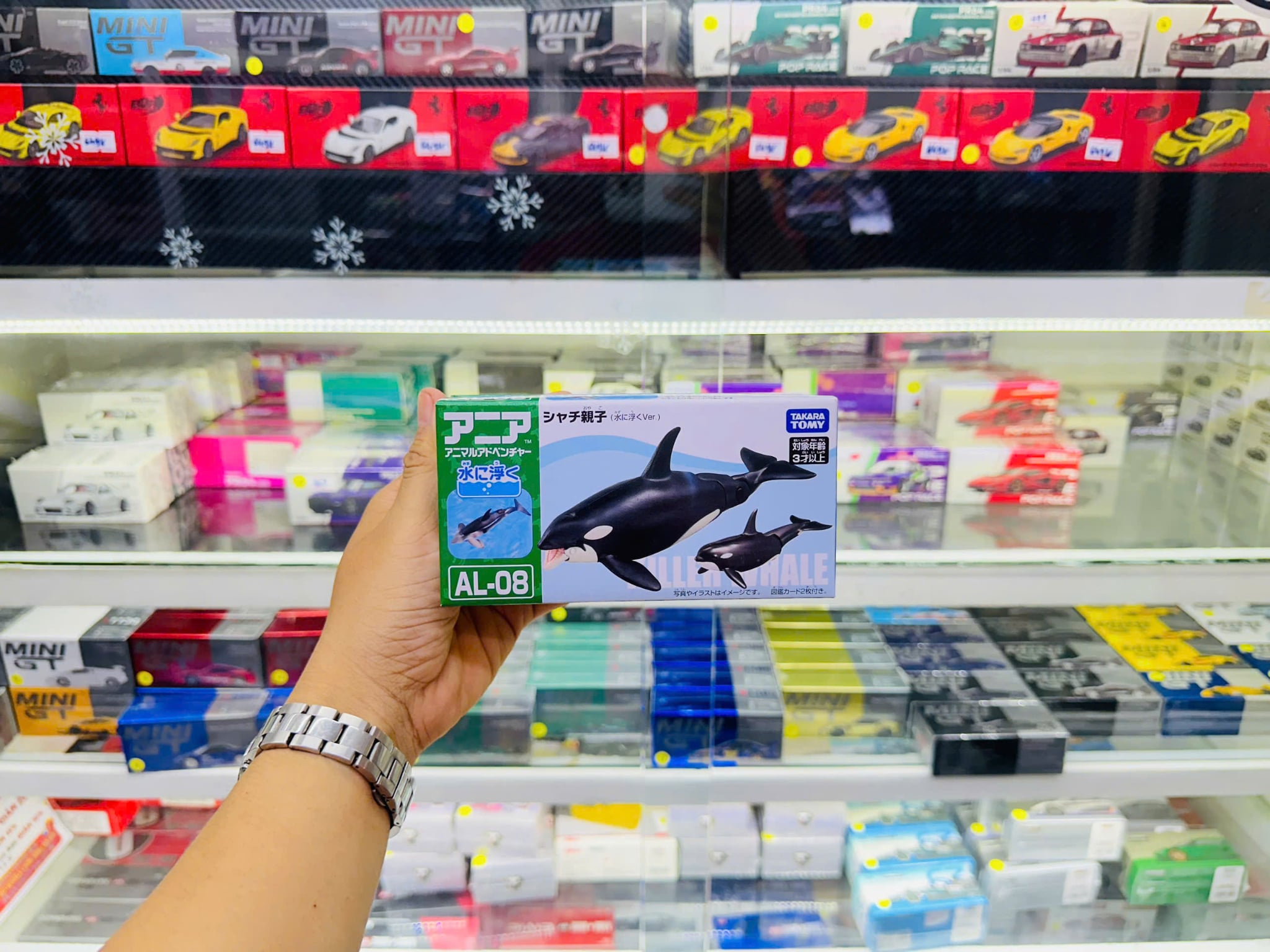  Mô hình động vật biển có khớp cá voi sát thủ Killer Whale (Floatable Ver.) Takara Tomy 137634 