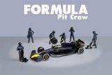  Set mô hình nhân vật figure F1 Formular Team Blue kim loại tỉ lệ 1:64 American Diorama AD-2442 