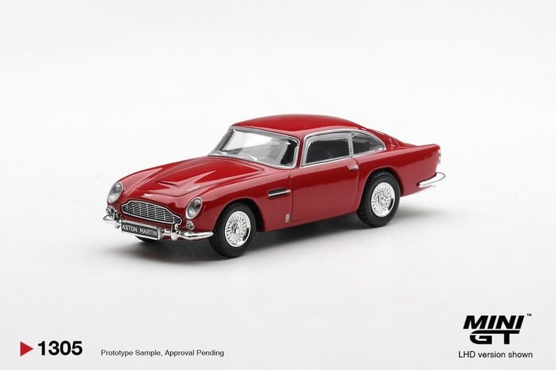  Mô hình xe Aston Martin DB5 Fiesta Red bản card tỉ lệ 1:64 MiniGT MGT01305 
